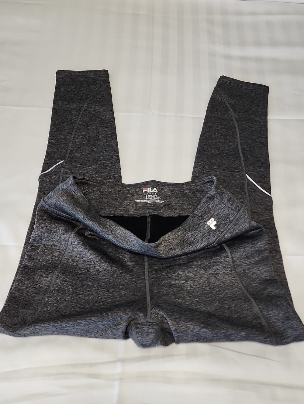 NWOT Fila Charcoal Heather Performance Leggings